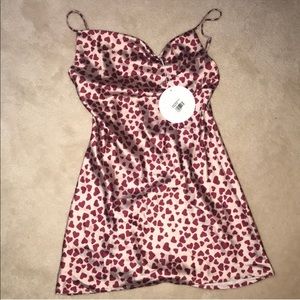 Pink hearts dress